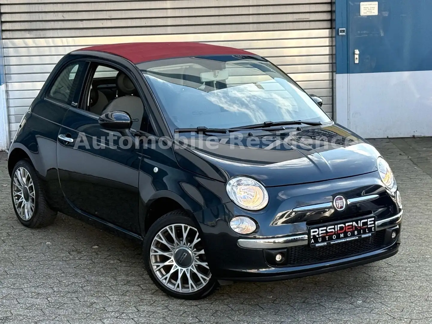 Fiat 500C 1.2 Lounge*LEDER*KLIMA*MFL*ALU*PDC*1VB*EU6 Schwarz - 1