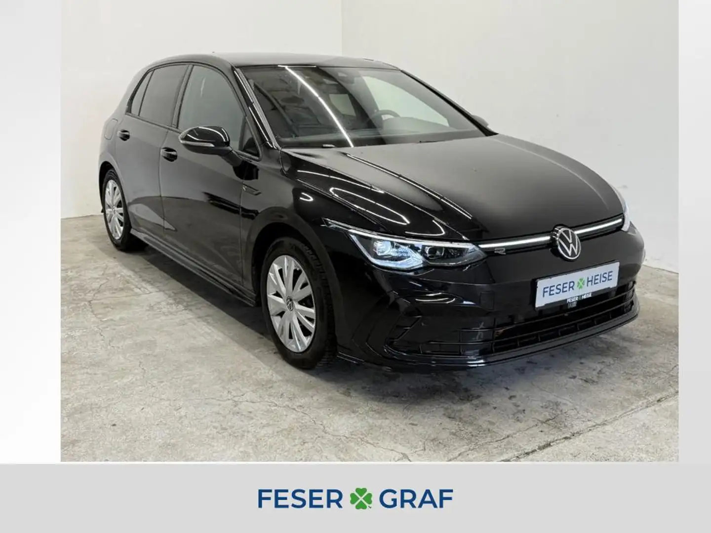 Volkswagen Golf R-Line 1.5 eTSI DSG/LED/Rear View/Sitzhzg./App-Con Schwarz - 1