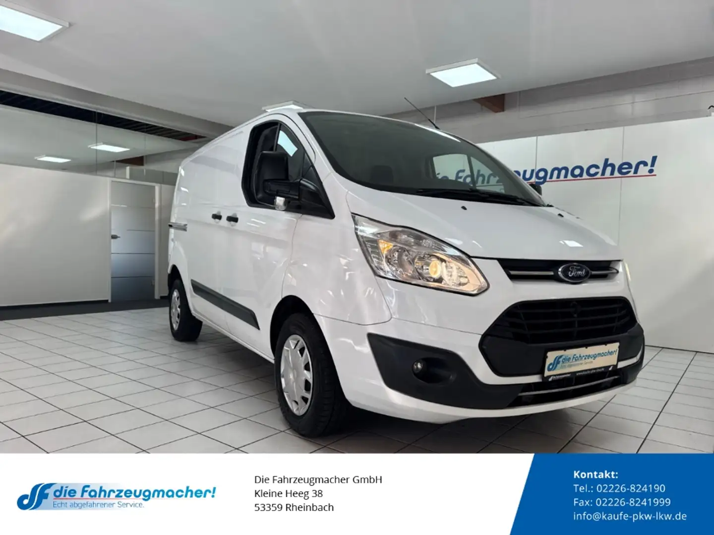 Ford Transit Custom Kasten L1 H1 Trend Klima 2.0 TDCi Zahnriemen neu H Weiß - 1