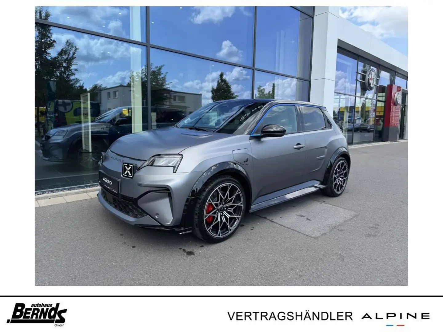 Alpine A290 Elektro 220 GTS KLIMAAUTO NAVI SHZ Szary - 1