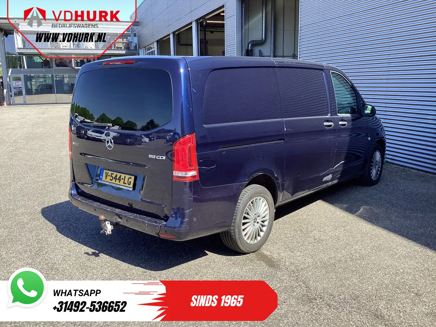 Mercedes-Benz Vito 119 CDI L2 Aut. EXPORT ONLY 2x Schuifdeur/ Leder/ Blu/Azzurro - 2