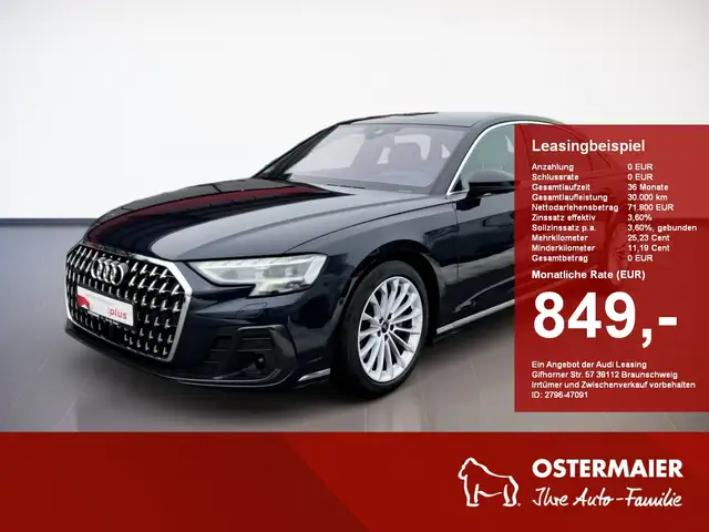 Audi A8 LANG 50 TDI QUATTRO PANO.STANDHZG.B&O.LUFT+MASSAGE