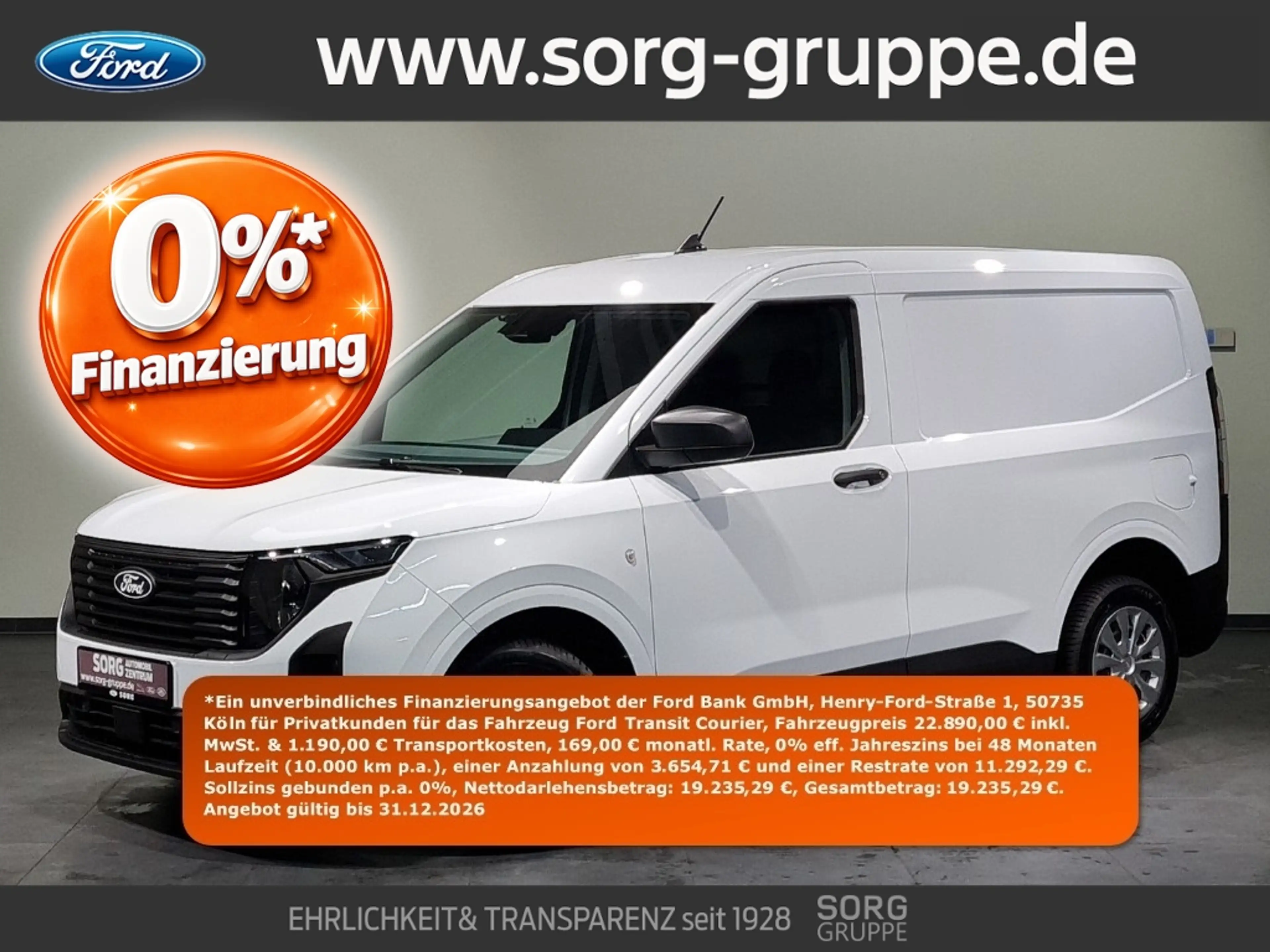 Ford Transit Courier Trend Kasten-LKW EcoBoost "GJR"