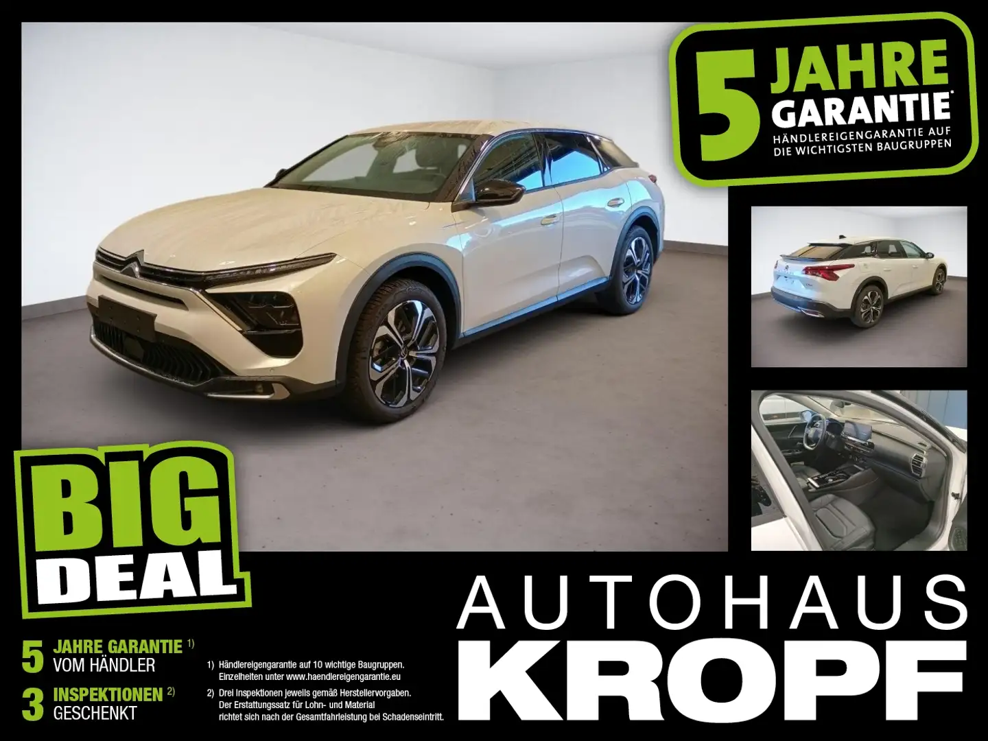 Citroen C5 X 1.2 PureTech 130 Plus LED+Navi+2xKlima+Kam. Blanc - 1