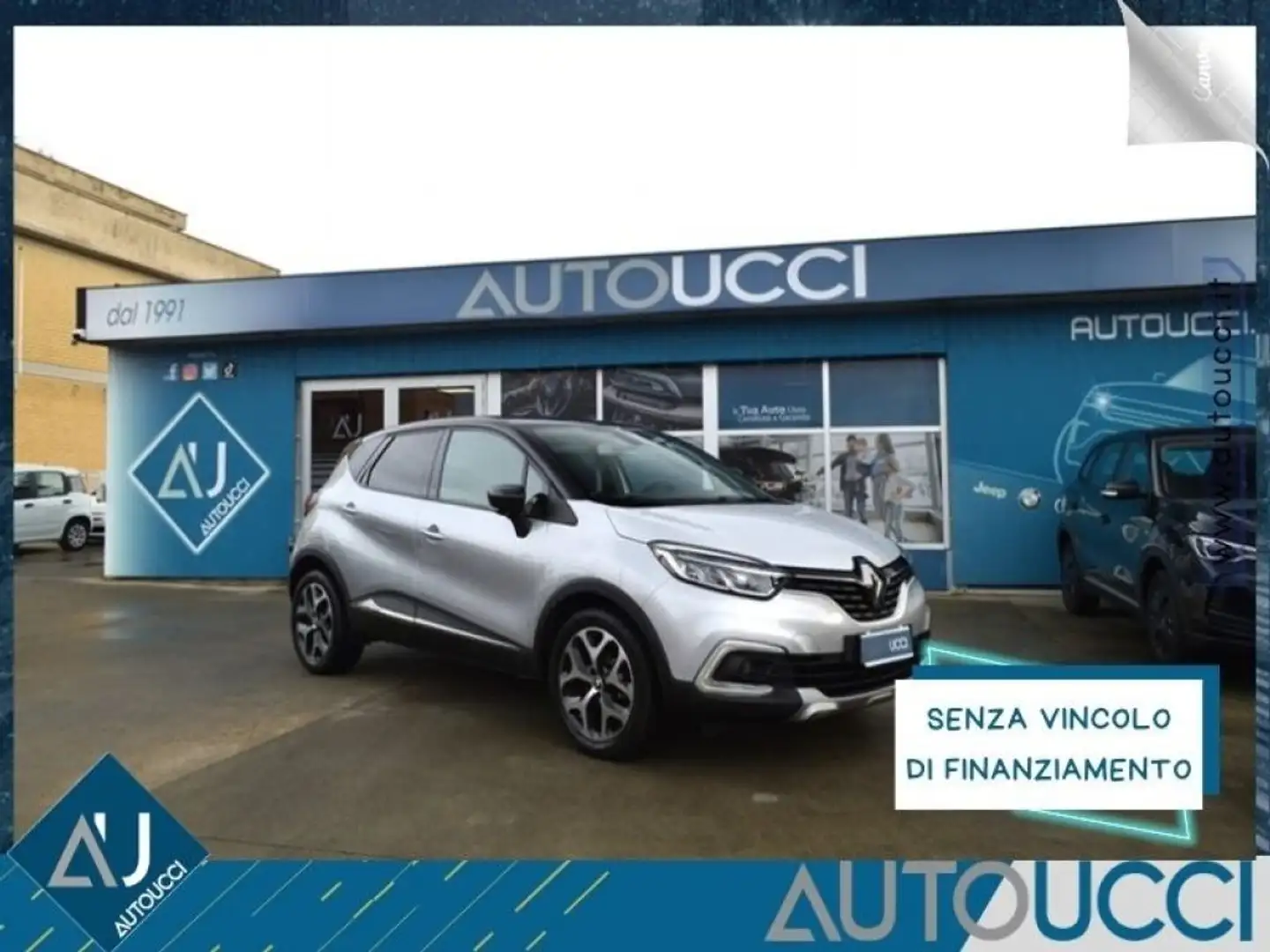 Renault Captur TCe 12V 90 CV Sport Edition2 Navi Grigio - 1