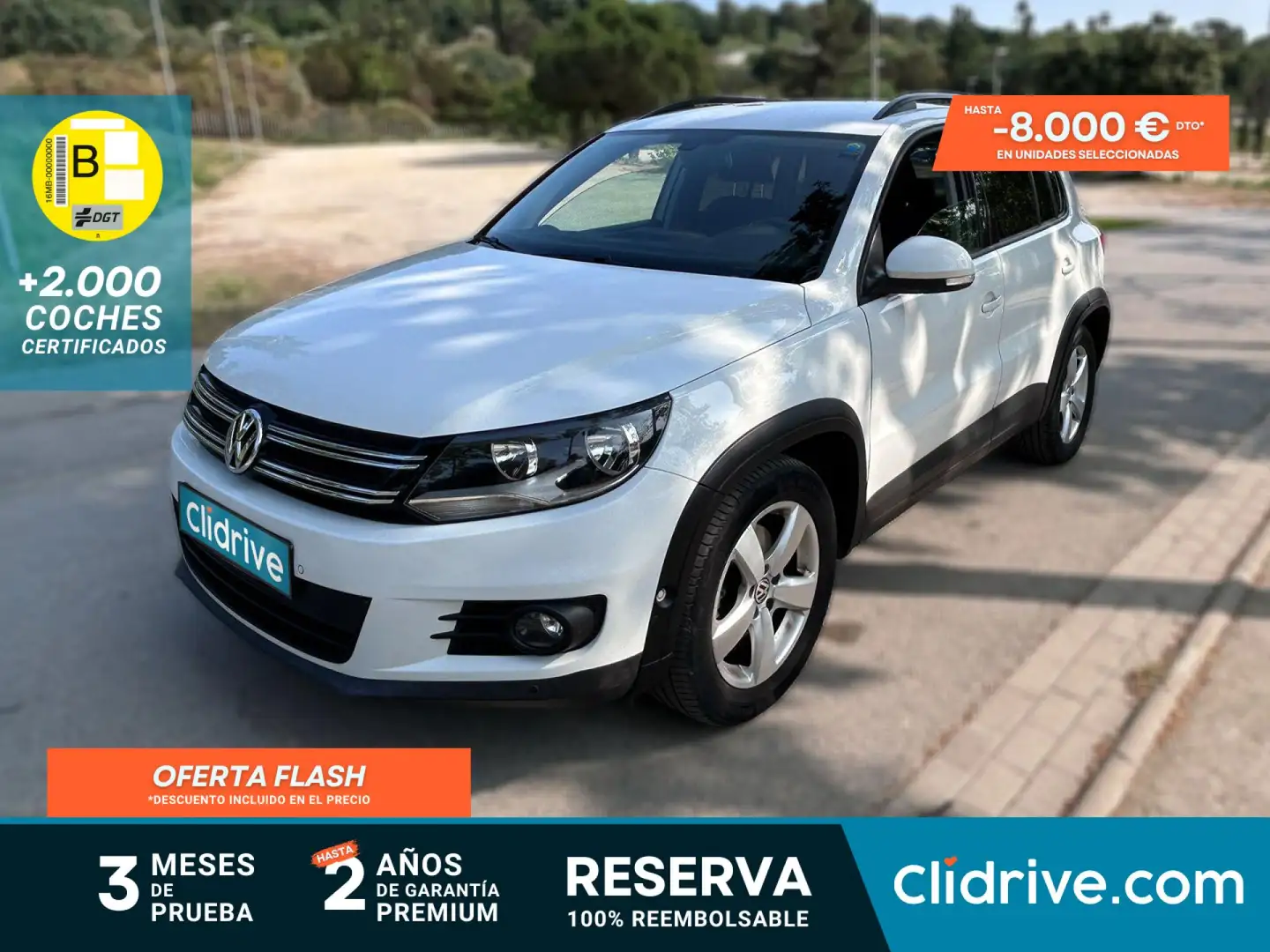 Volkswagen Tiguan 2.0 TDI 110cv 4x2 T1 BlueMotion Tech Blanco - 1