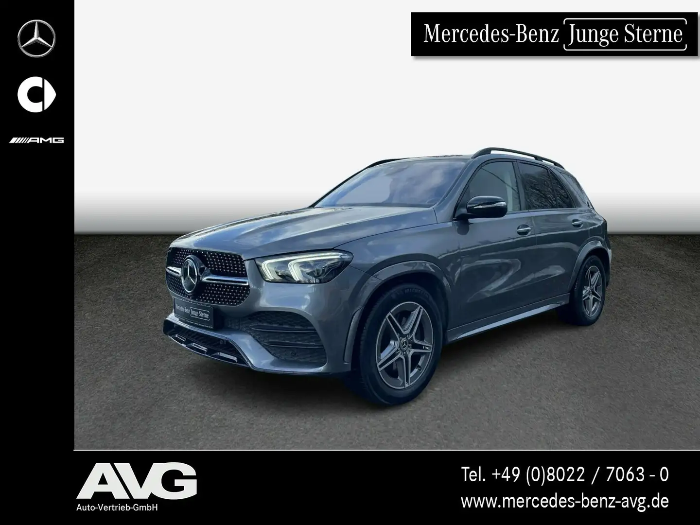 Mercedes-Benz GLE 350 GLE 350 de DIST|PANO|HUD|360°|BUR|AMG|NIGHT|AHK Grau - 1