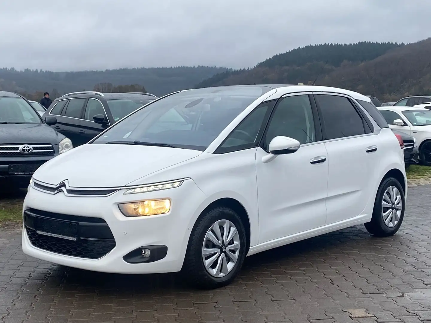 Citroen C4 Picasso 2.0 *Top Gepflegt Pano Navi Leder EU6 Weiß - 1