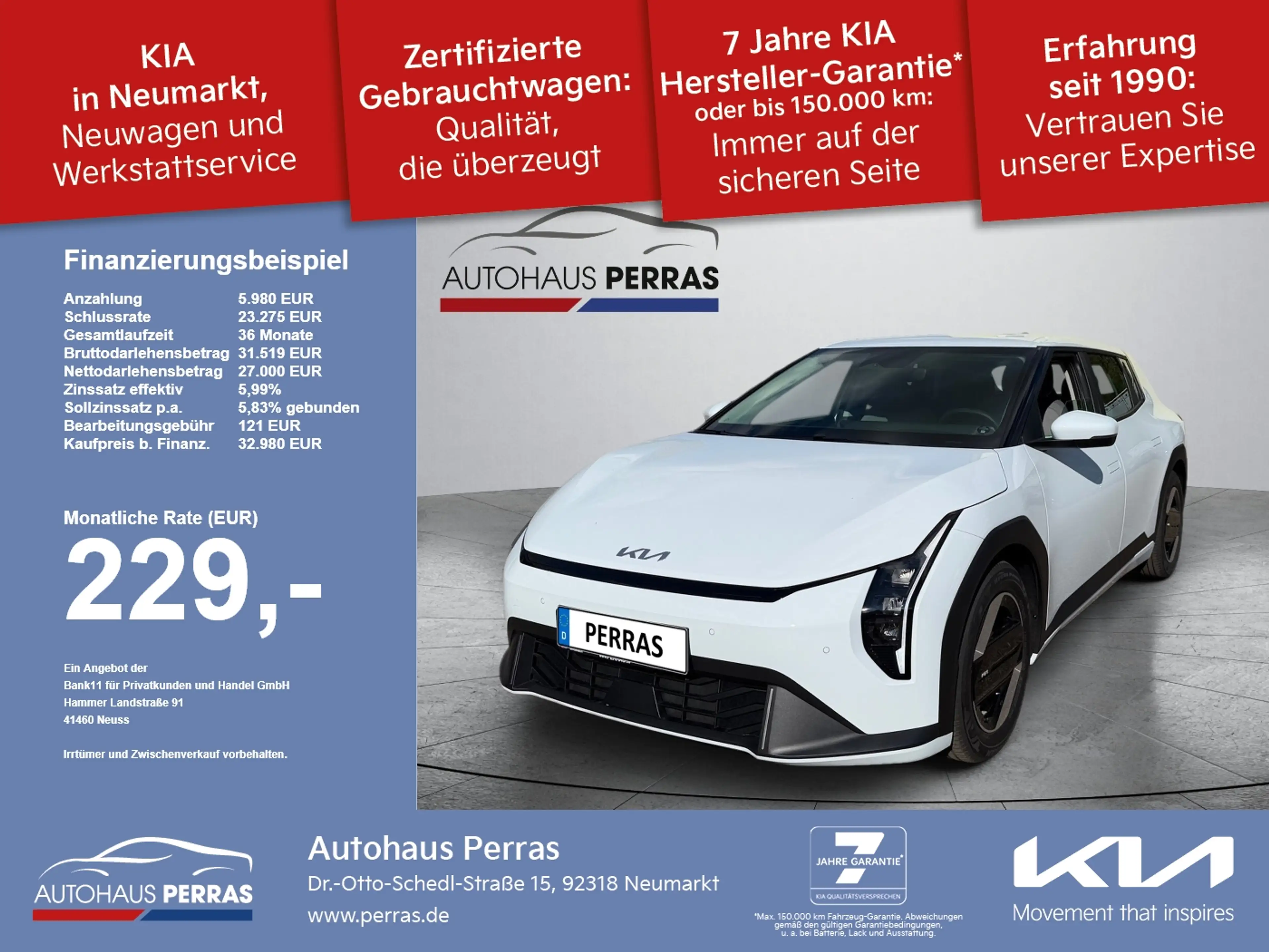Kia EV4 58 FWD AIR WP DW ACC+Winterp.+Kam.+LM+PDC