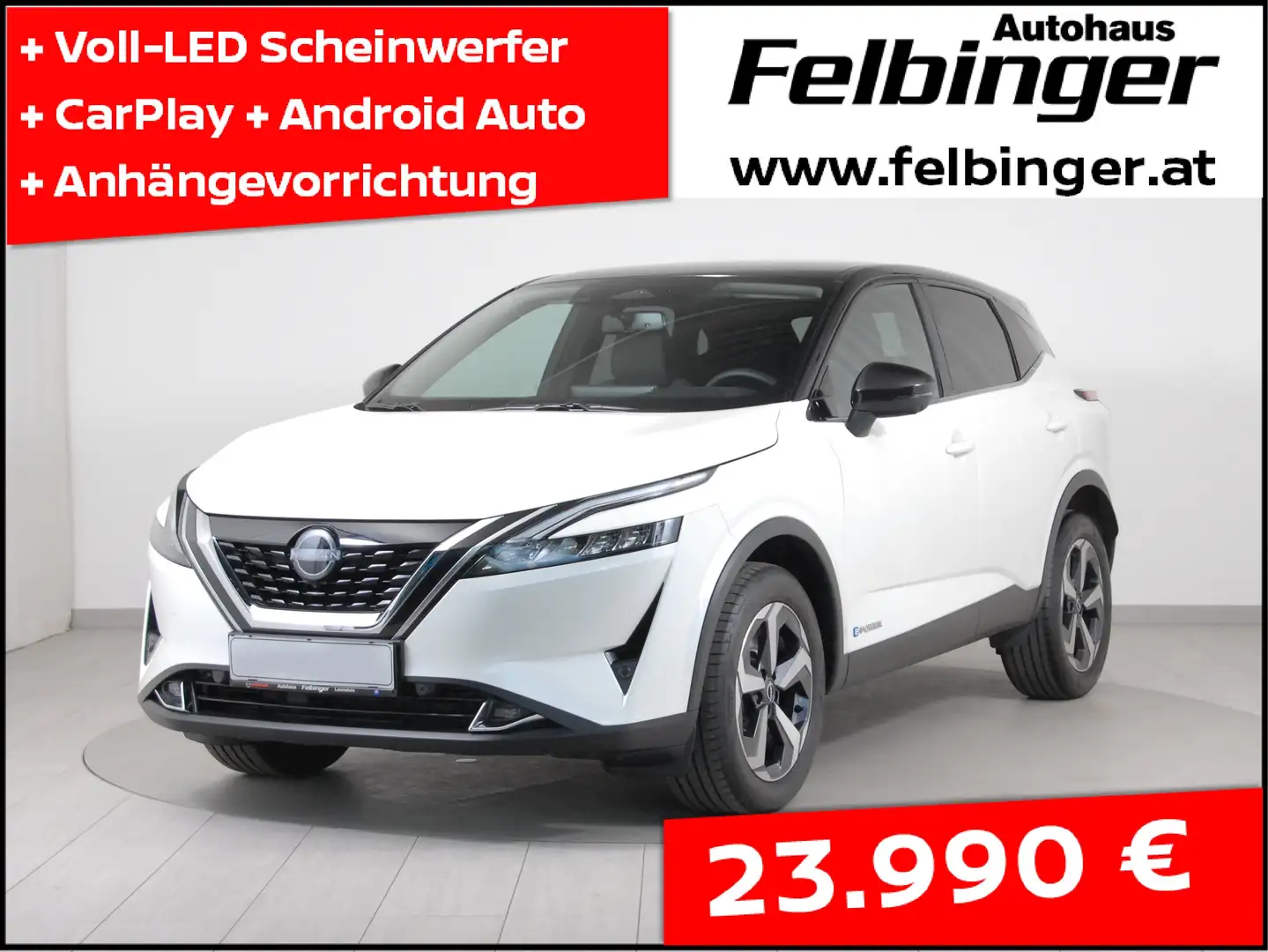 Nissan Qashqai e-POWER 1.5VC-T Edition 50 *abn. AHV, Winterpaket* Weiß - 1