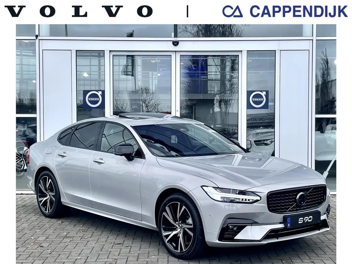 Volvo S90 B5 264PK Ultimate Dark| Panodak| Adap.Cruise| Harm Stříbrná - 1