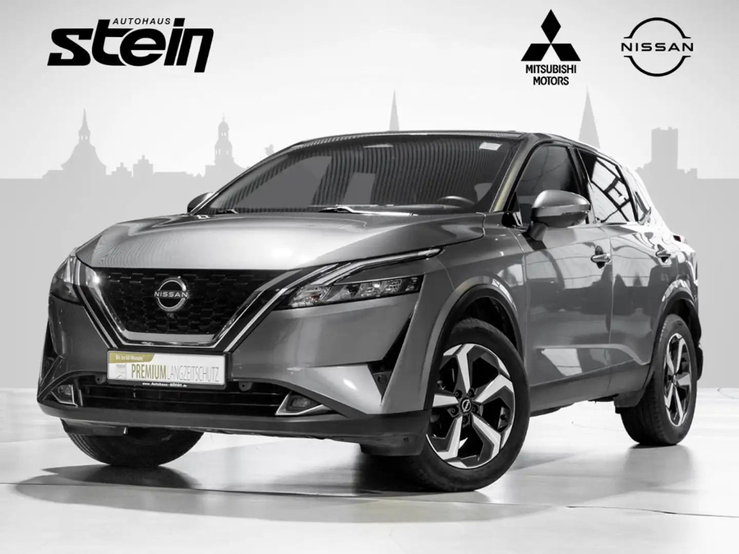 Nissan Qashqai MHEV N-Connecta AHK Navi 360 Kamera El. Heckklapp Grau - 1