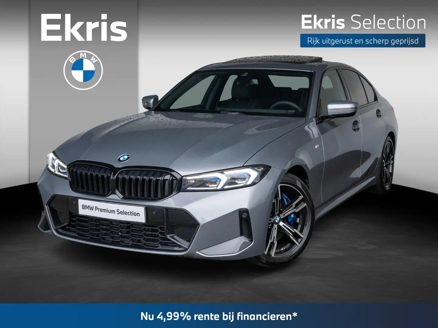 BMW 320 3 Serie Sedan 320i Sedan M Sportpakket / Adaptive Grigio - 1