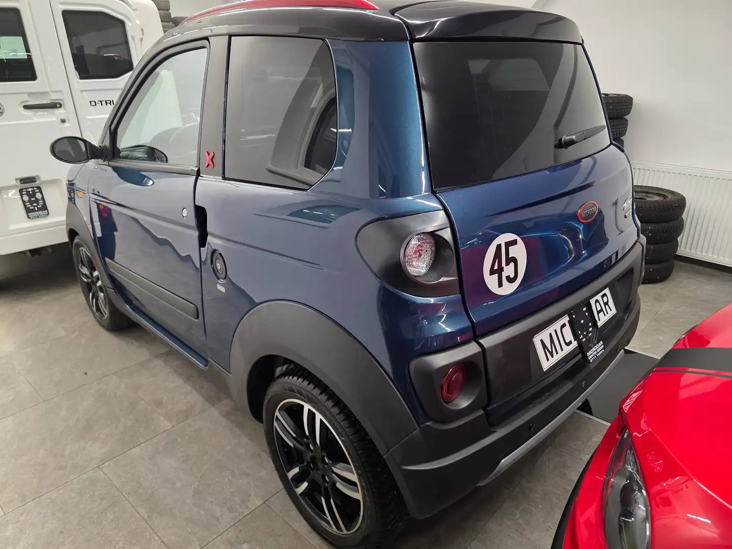 Microcar M.Go 6 Highland X Sportpaket Servo Doppel DIN Sitzheizung Blau - 2