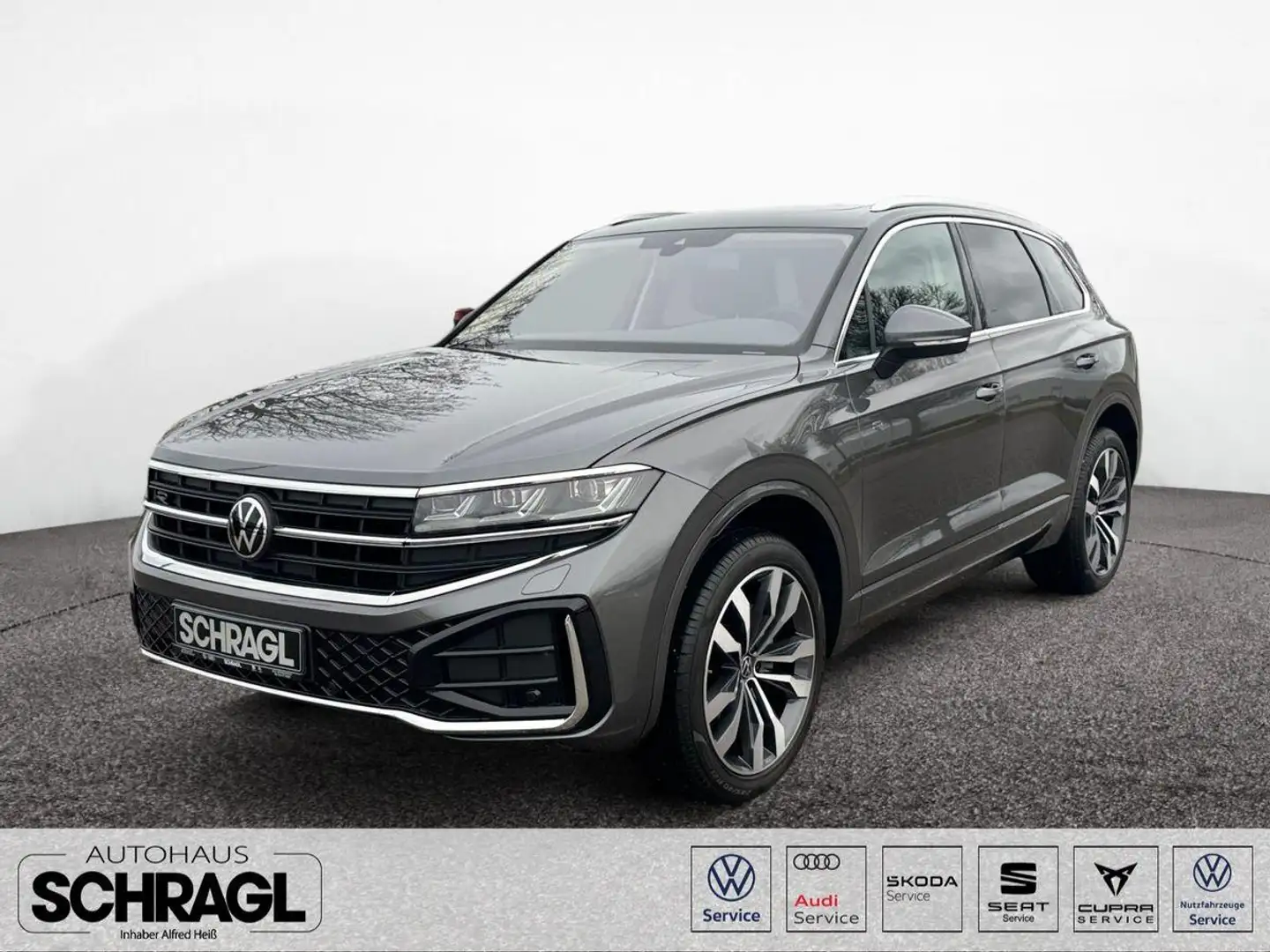 Volkswagen Touareg 3.0 V6 TDI 4MOTION R-LINE+AHK+LUFT+PANO Grigio - 1