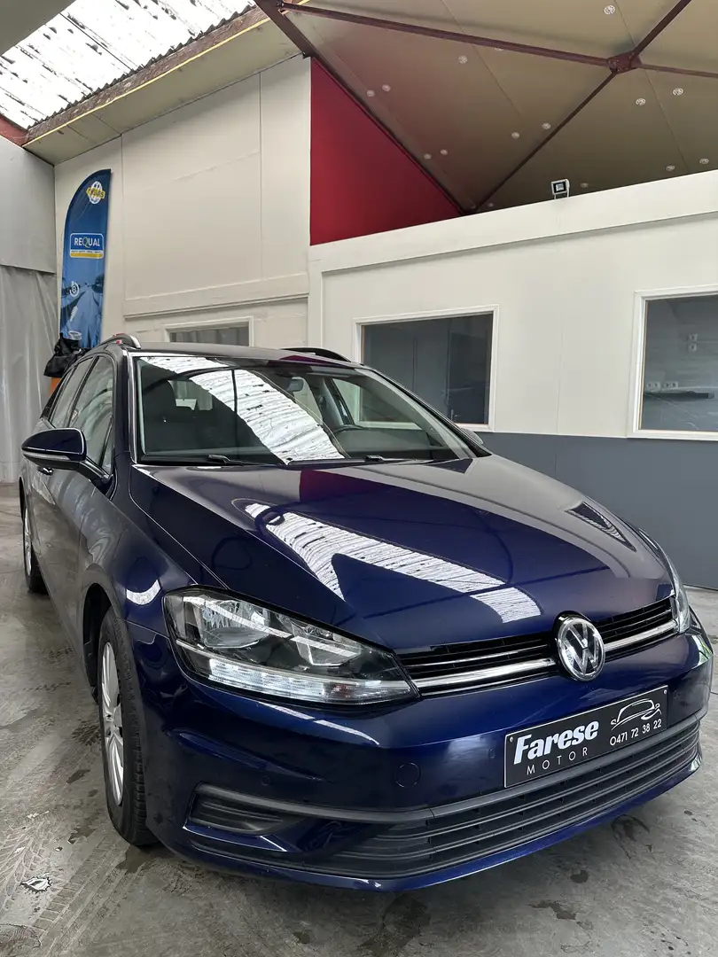 Volkswagen Golf Variant SW 1.6 SCR TDi Highline DSG Azul - 1