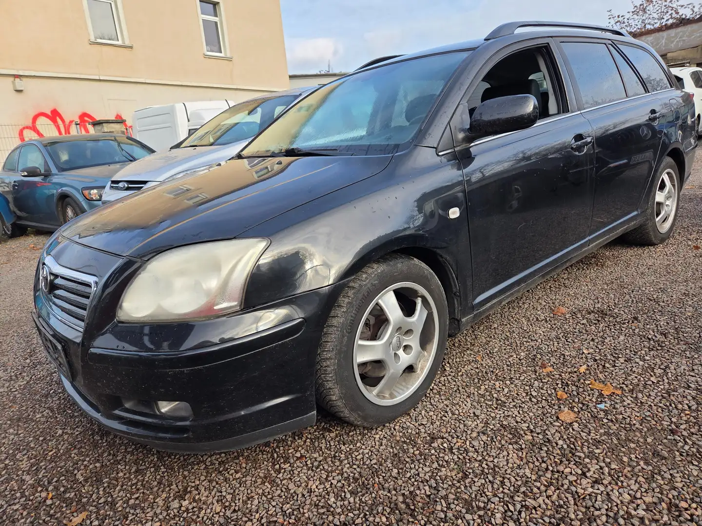 Toyota Avensis 2.0 Executive Automatik Leder Navi Zwart - 1