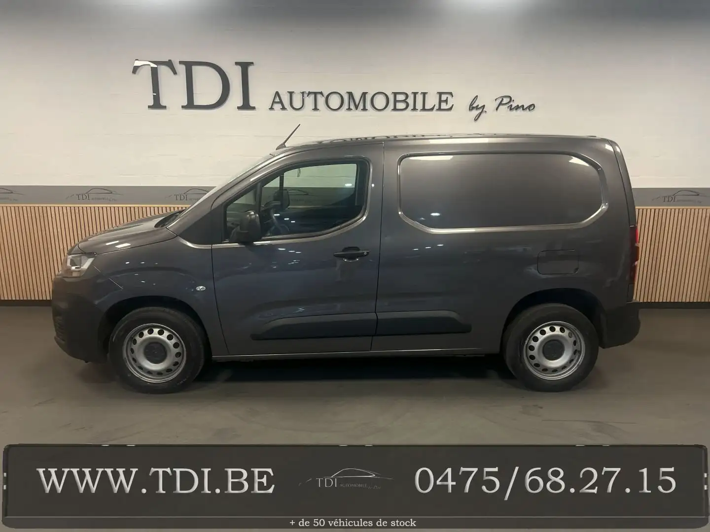 Citroen Berlingo Berlingo 1.5 BlueHDi*102cv*Clim*1er Main*Belge*✔ Gris - 2