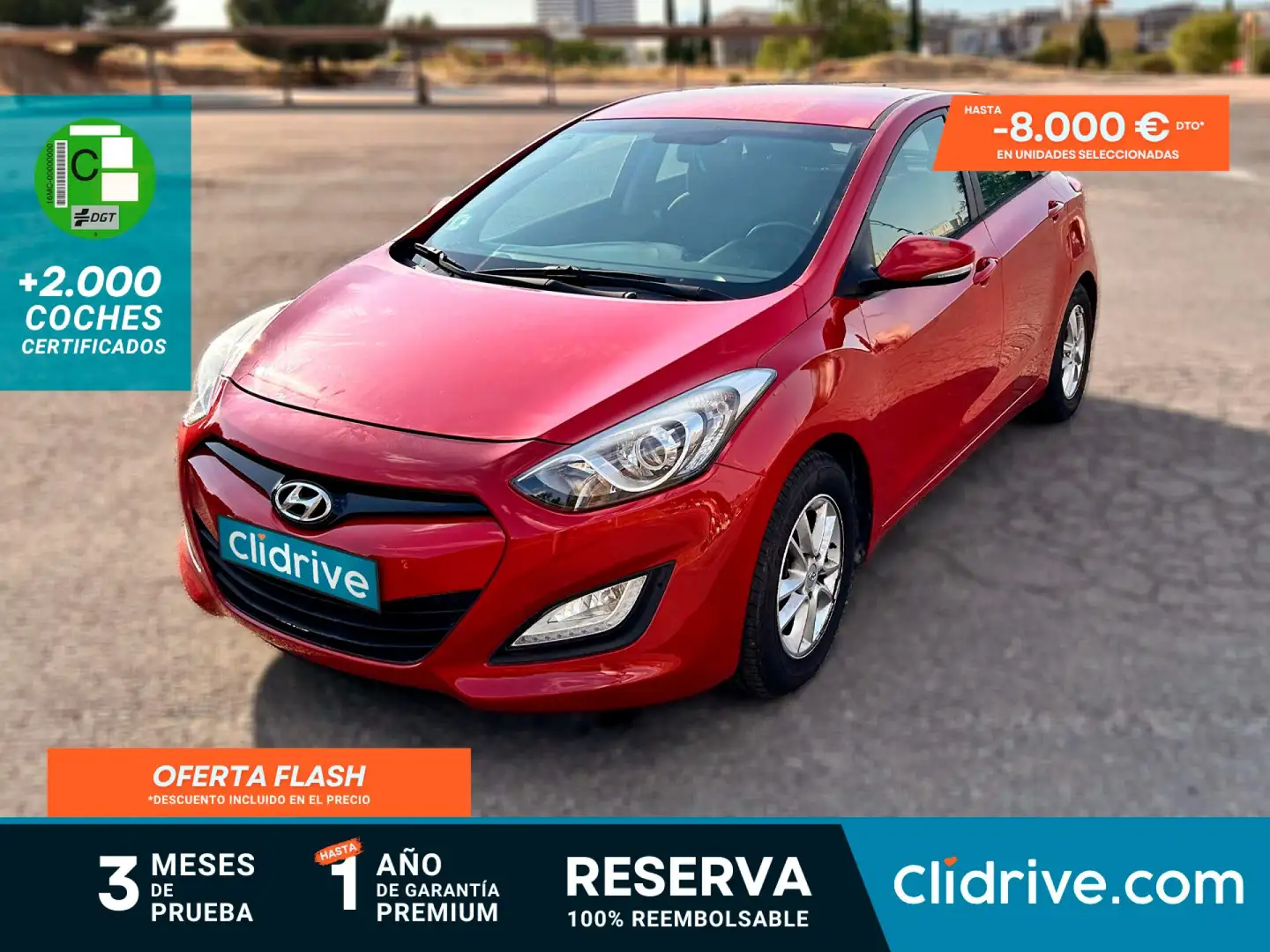 Hyundai i30 1.4 City S Rojo - 1
