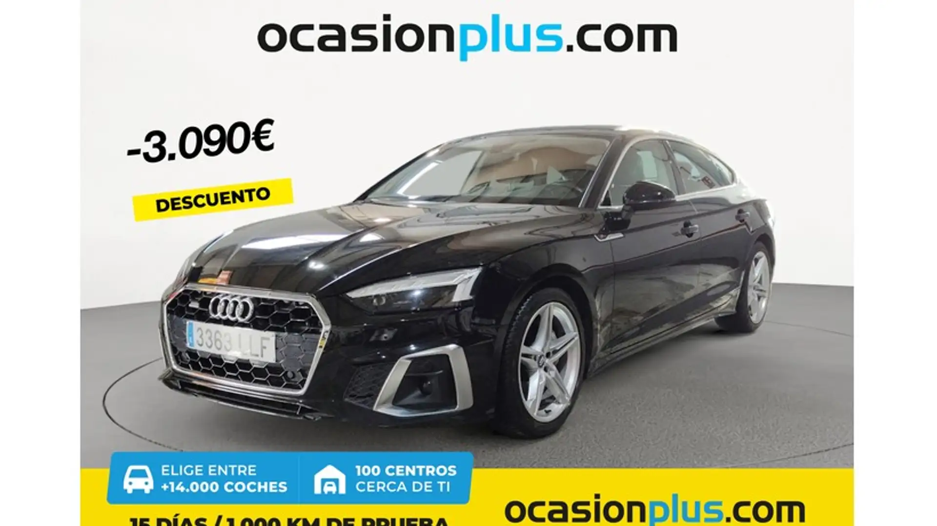 Audi A5 Sportback 40 TDI S line quattro S tronic Noir - 1