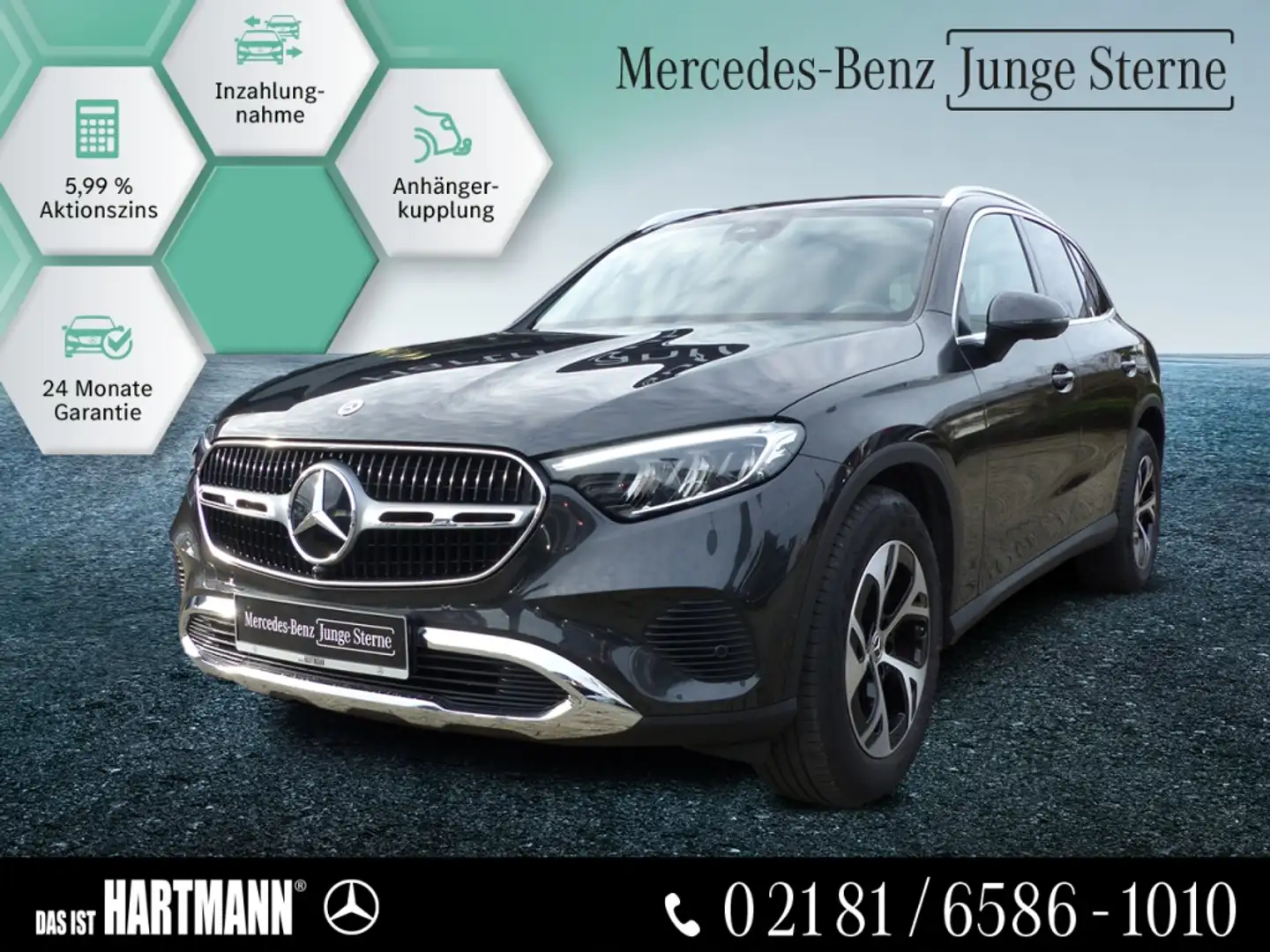 Mercedes-Benz GLC 200 4M AVANTGARDE+AHK+RF-KAM+MEMORY+SPGL-PKT Grau - 1
