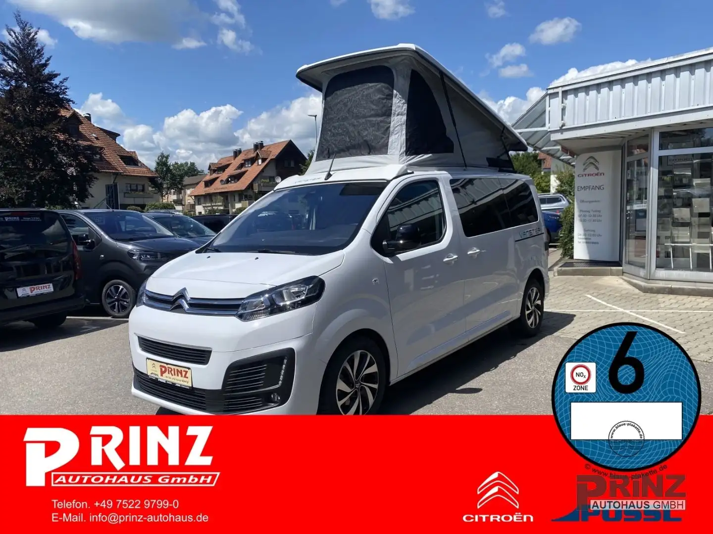 Pössl Vanster 145 PS Webasto E-Paket Blanc - 1