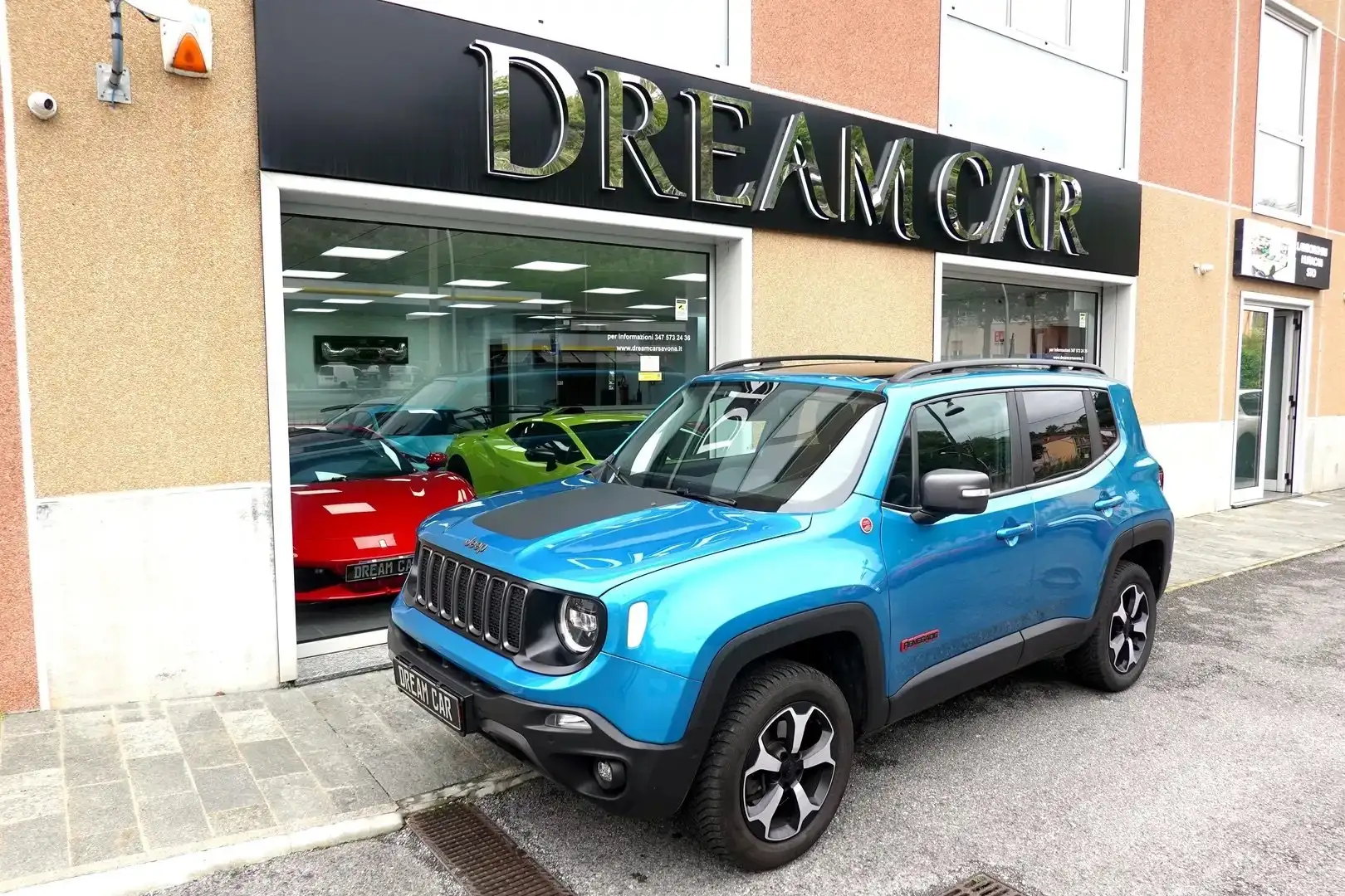 Jeep Renegade 2.0 Mjt 170CV 4WD TRAILHAWK TETTO-BEATS-GANCIO Blau - 1