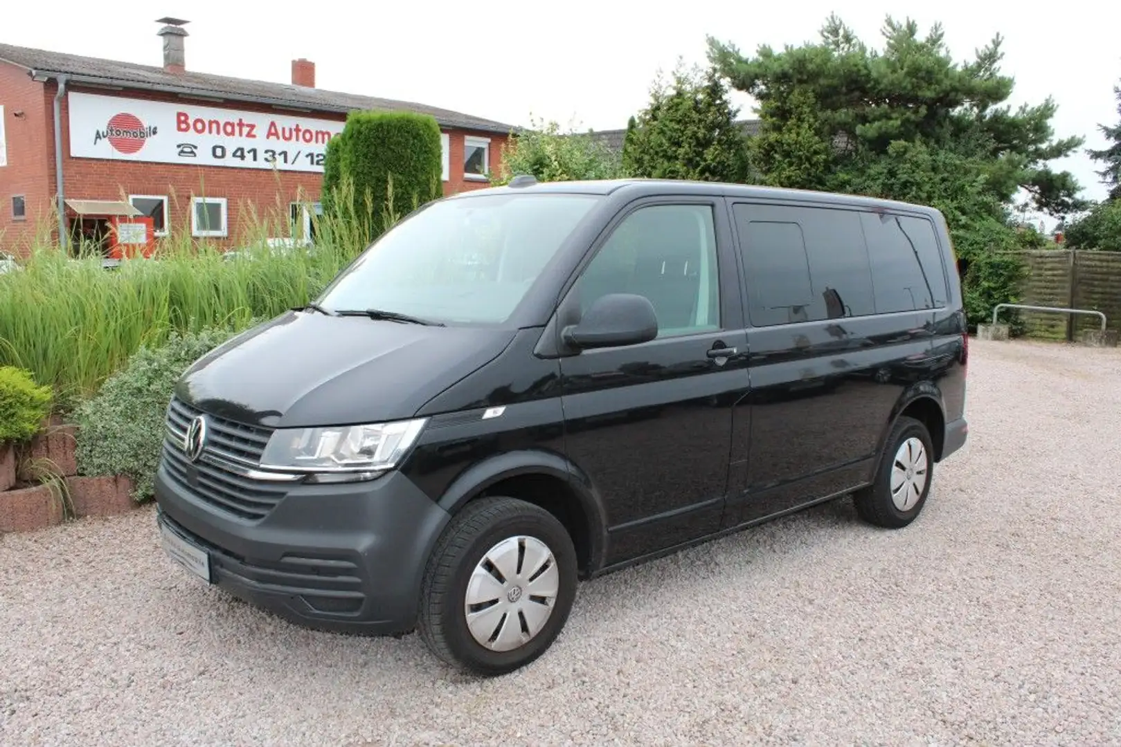 Volkswagen T6.1 Transporter DSG Kurz *Klima,9 Sitze,PDC,Tempomat* Schwarz - 1