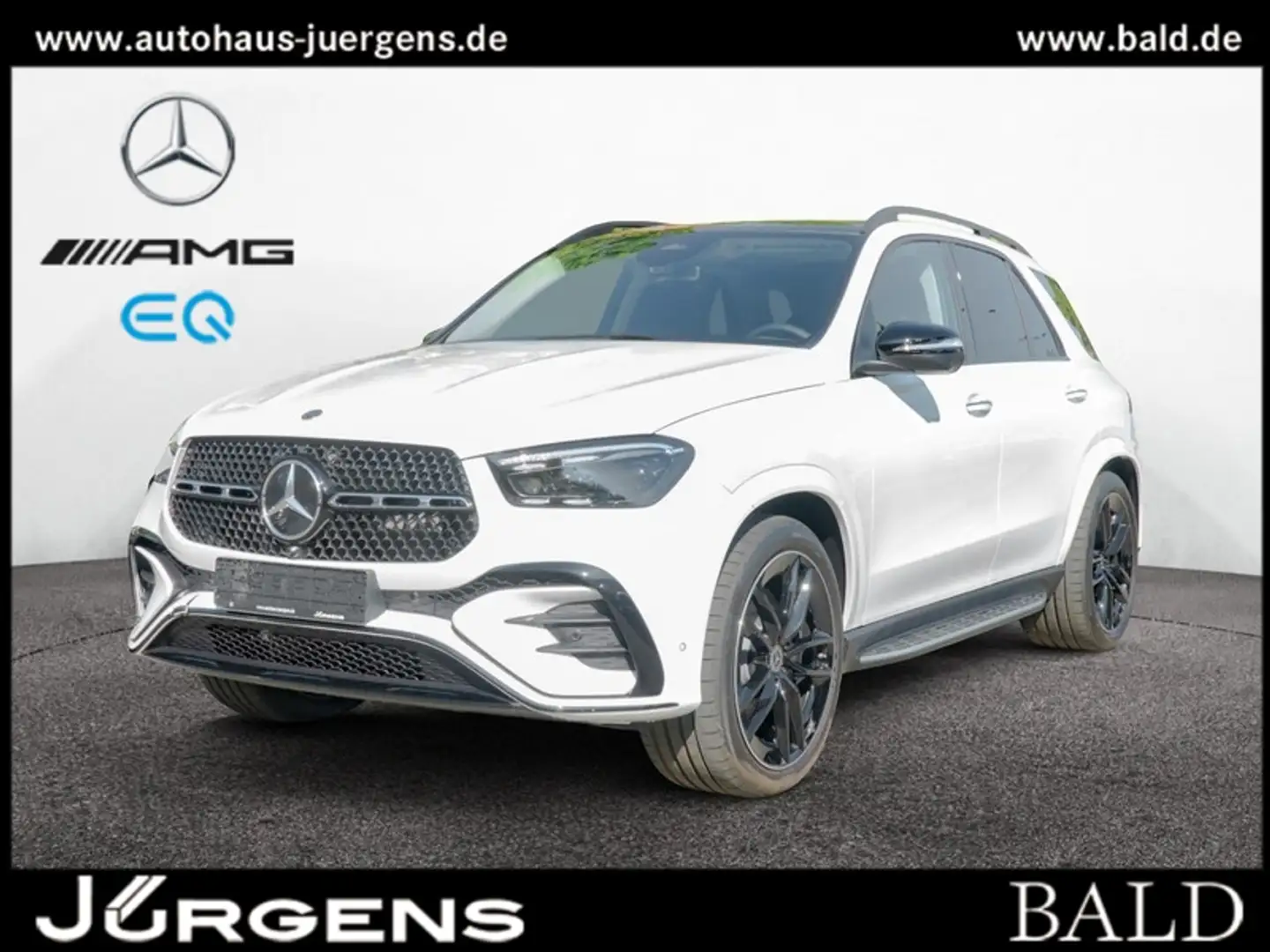 Mercedes-Benz GLE 580 4M AMG-Sport/Pano/Burm/AHK/Sitzklima/360 Weiß - 1