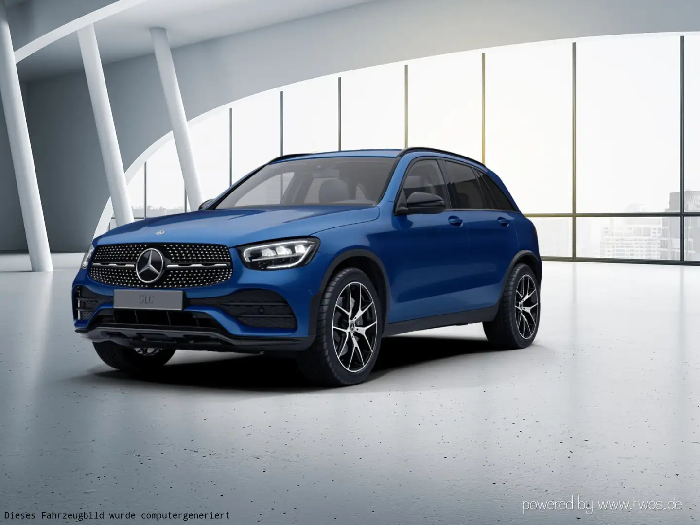 Mercedes-Benz GLC 300 GLC 300 de 4M AMG Line/Navi/Distronic/Styling/LED Blau - 2