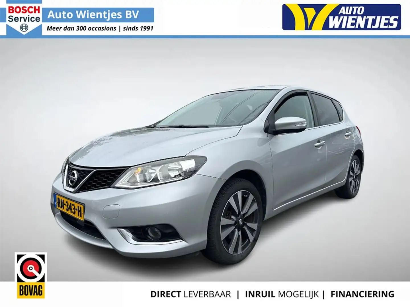 Nissan Pulsar 1.2 DIG-T | N-Connecta 5-Drs | Airco | Navi | Crui Grijs - 1