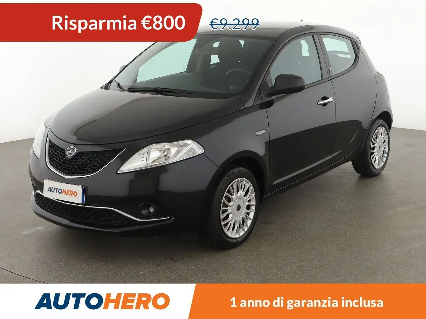 Lancia Ypsilon 1.2 Silver 69 CV Siyah - 1