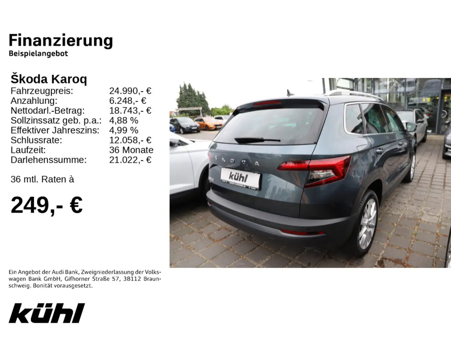 Skoda Karoq 1.5 TSI DSG Clever Grau - 2