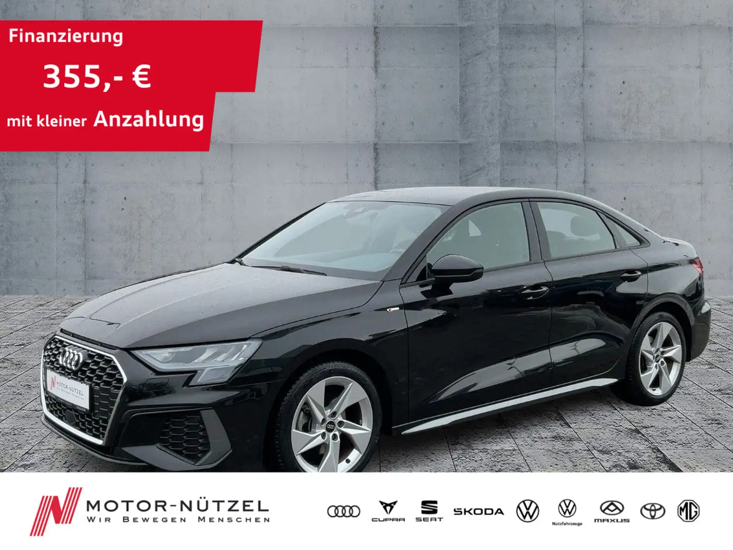 Audi A3 35 TFSI S-TR S-LINE 5JG+LED+ACC+PDC Schwarz - 1