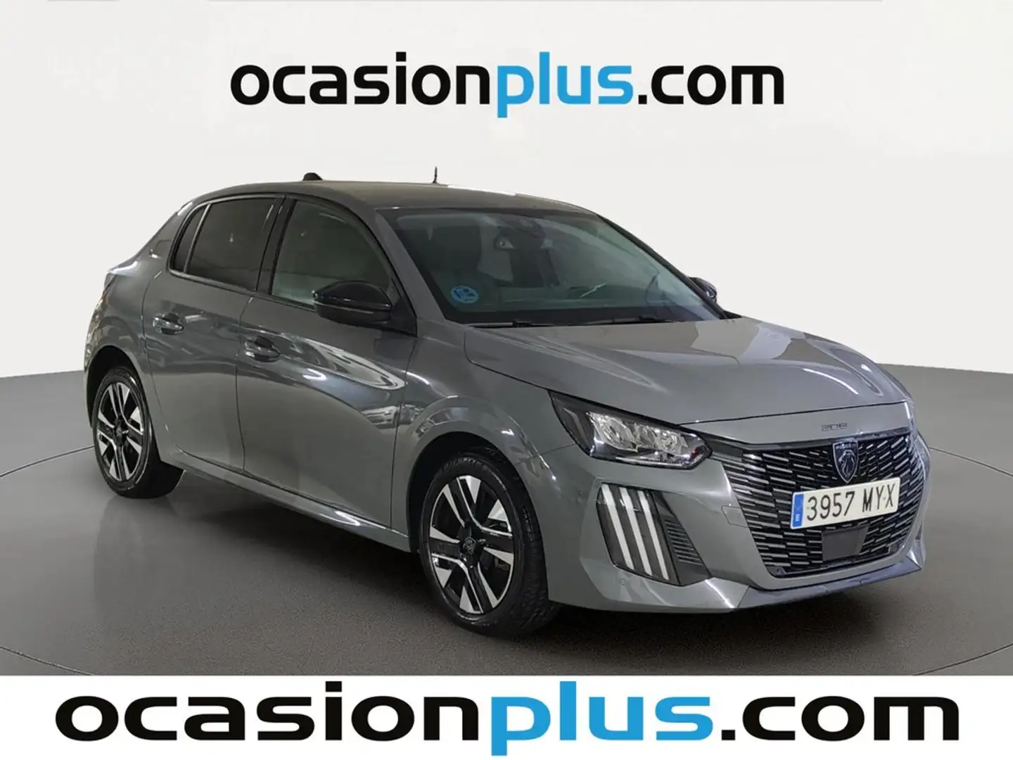Peugeot 208 1.2 Puretech S&S Allure 100 Gris - 2