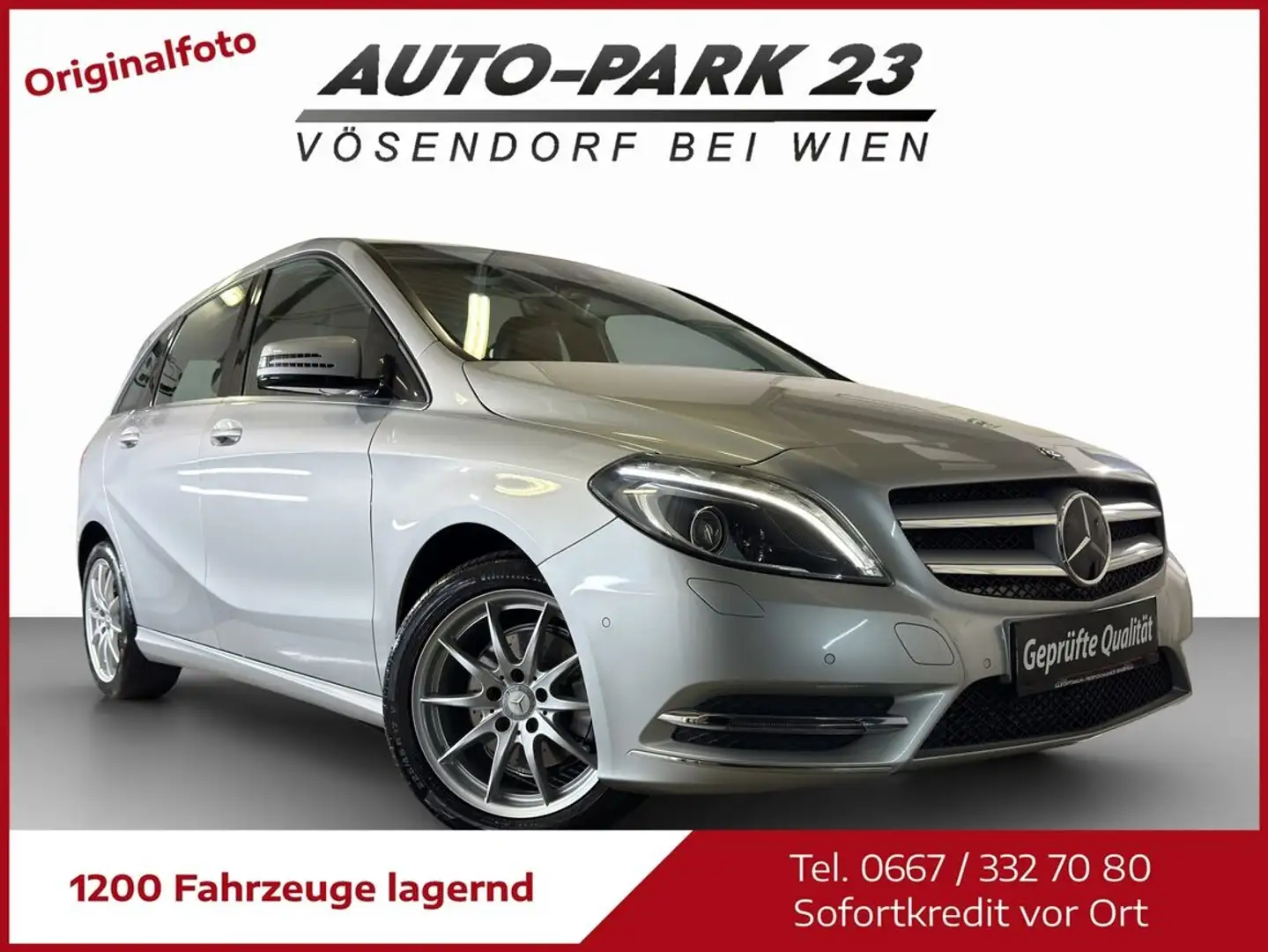Mercedes-Benz B 200 CDI**AUTOMATIC*RÜCKFAHRKAMERA*PICKERL 4/2027 Silber - 1