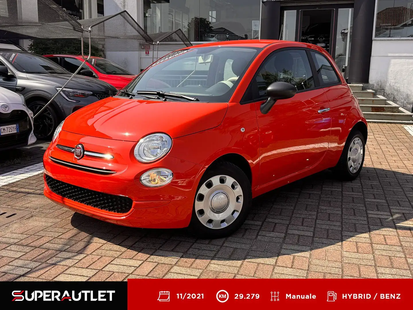 Fiat 500 1.0 FireFly Hybrid 70cv Cult Orange - 1