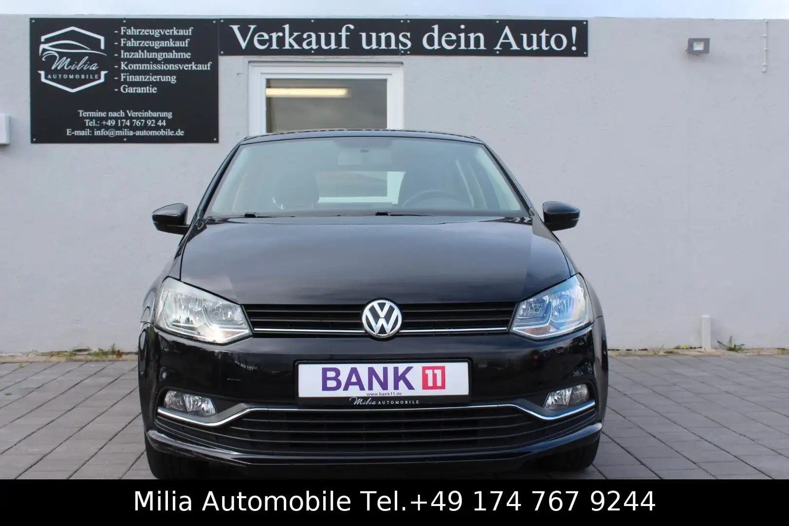 Volkswagen Polo V Comfortline 1.2 TSI BMT/Start-Stopp/Klima Zwart - 1