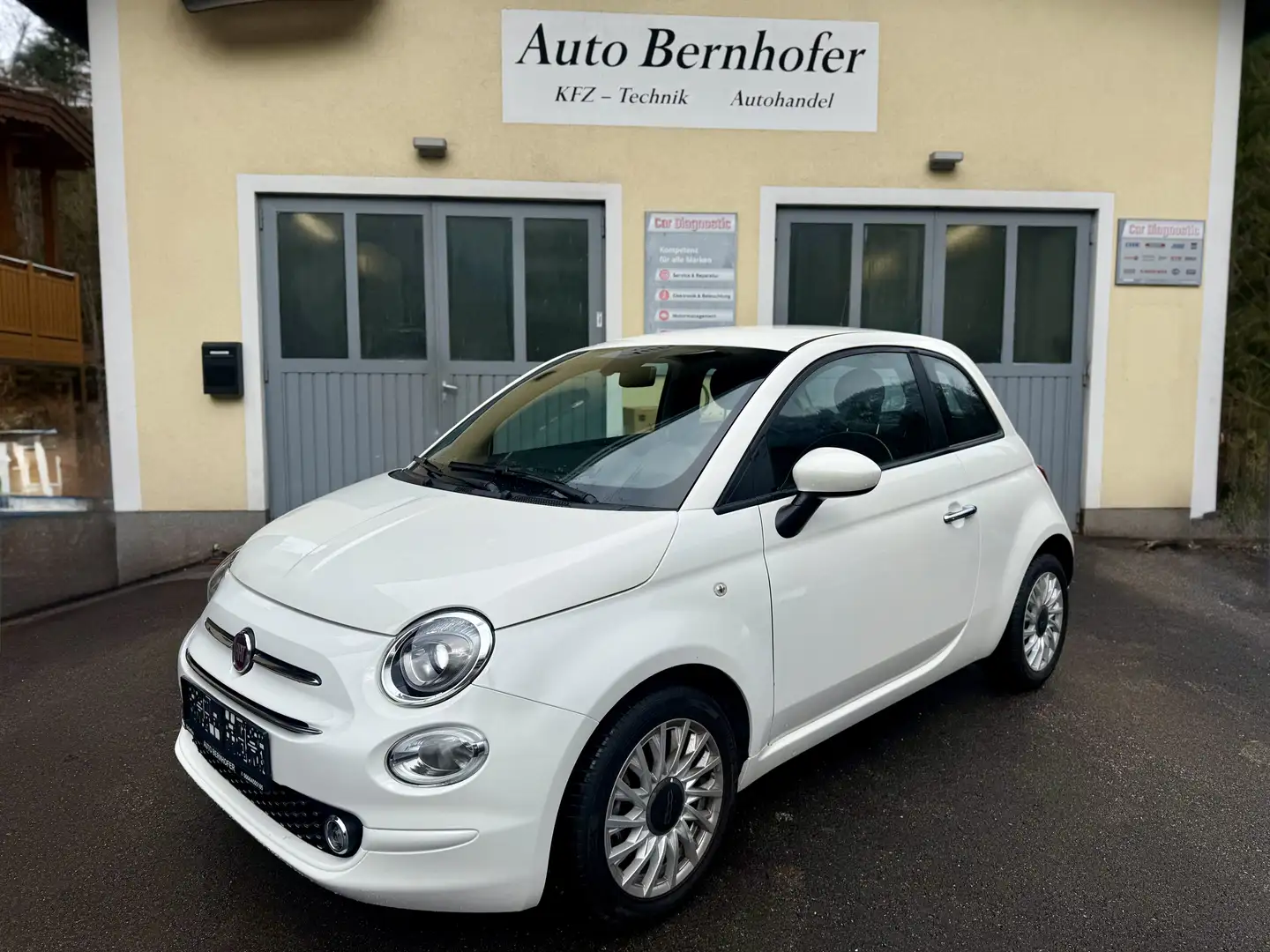 Fiat 500 Twin Air Plus Klima Alu Weiß - 1