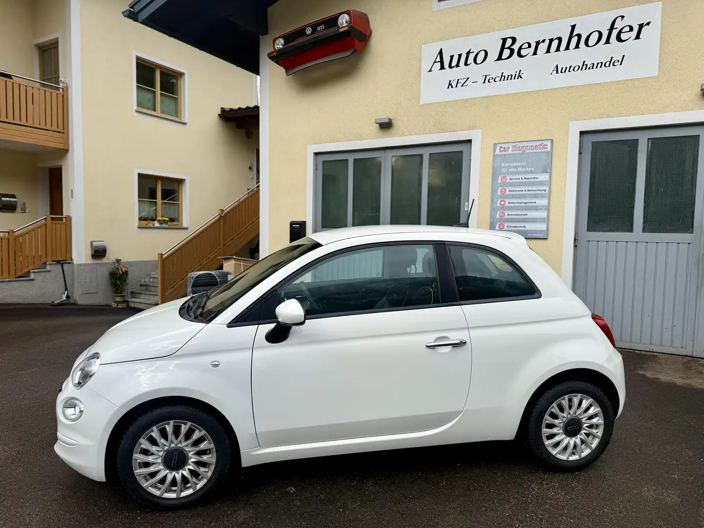 Fiat 500 Twin Air Plus Klima Alu Weiß - 2