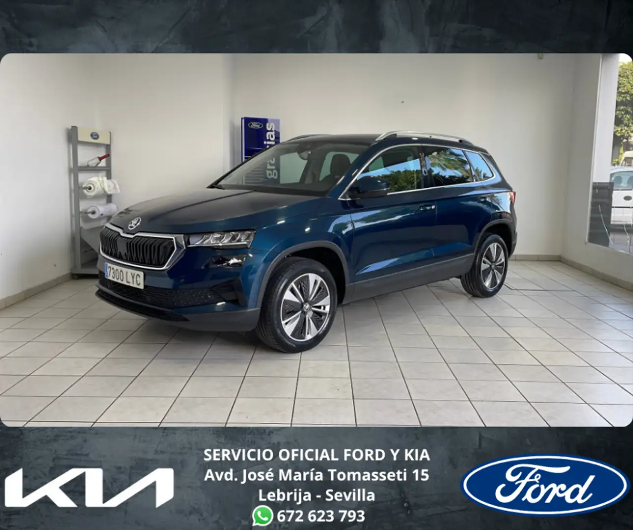 Skoda Karoq 2.0TDI Adblue Ambition 85kW Blau - 1