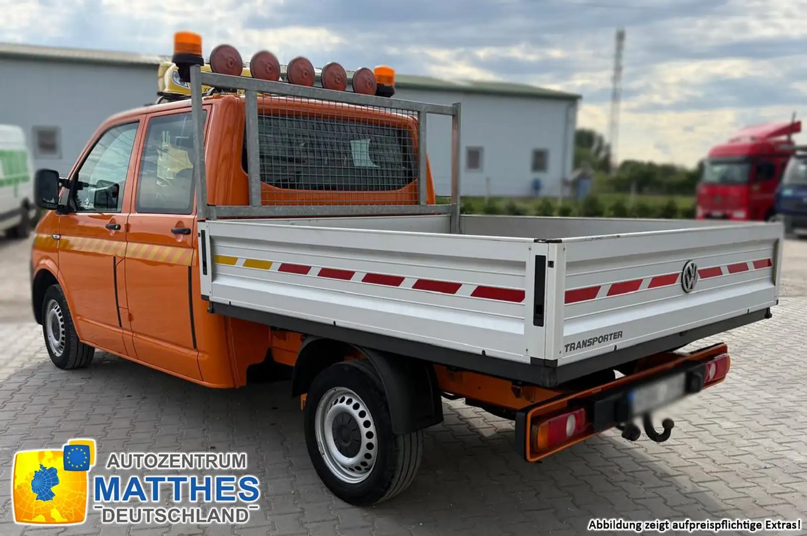 Volkswagen T6 Transporter Pritsche Doppelkabine lang 2.0 TDI Naranja - 2