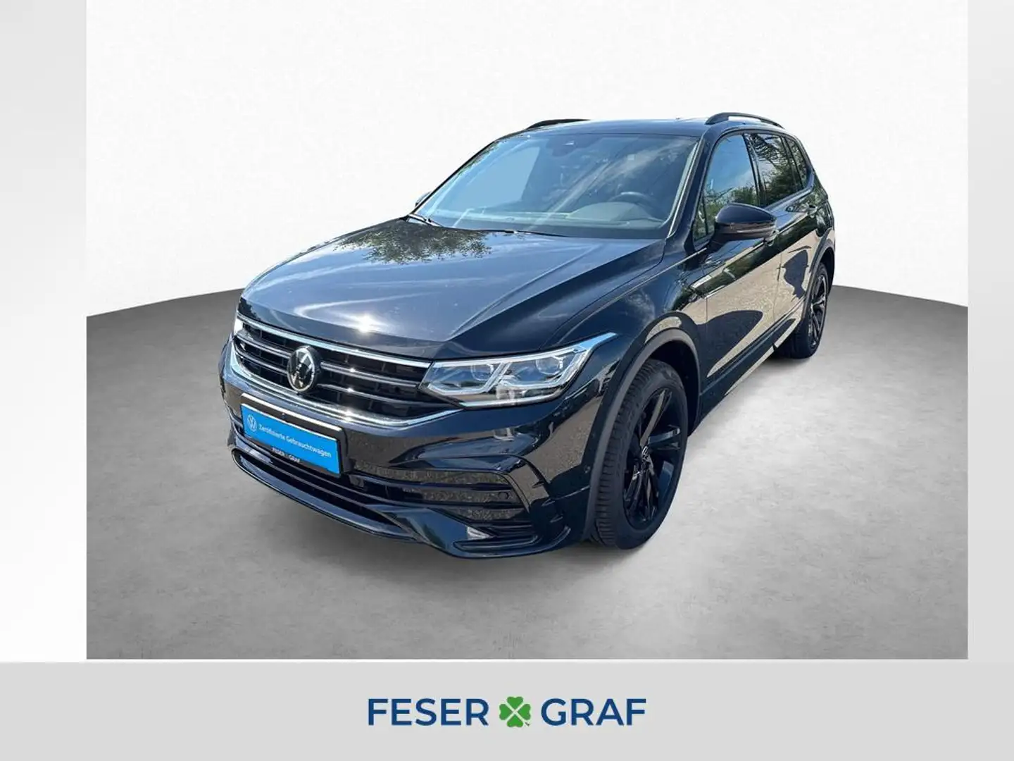Volkswagen Tiguan Allspace 2.0 TDI DSG 4M LINE MATRIX PANO Schwarz - 1