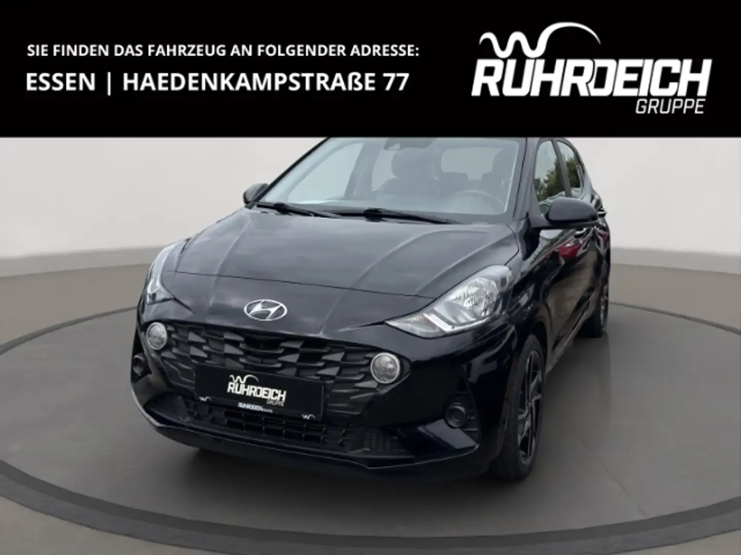 Hyundai i10 Trend 1.2 NAVI SHZ PDC KAMERA KLIMAAT CARPLAY Zwart - 1