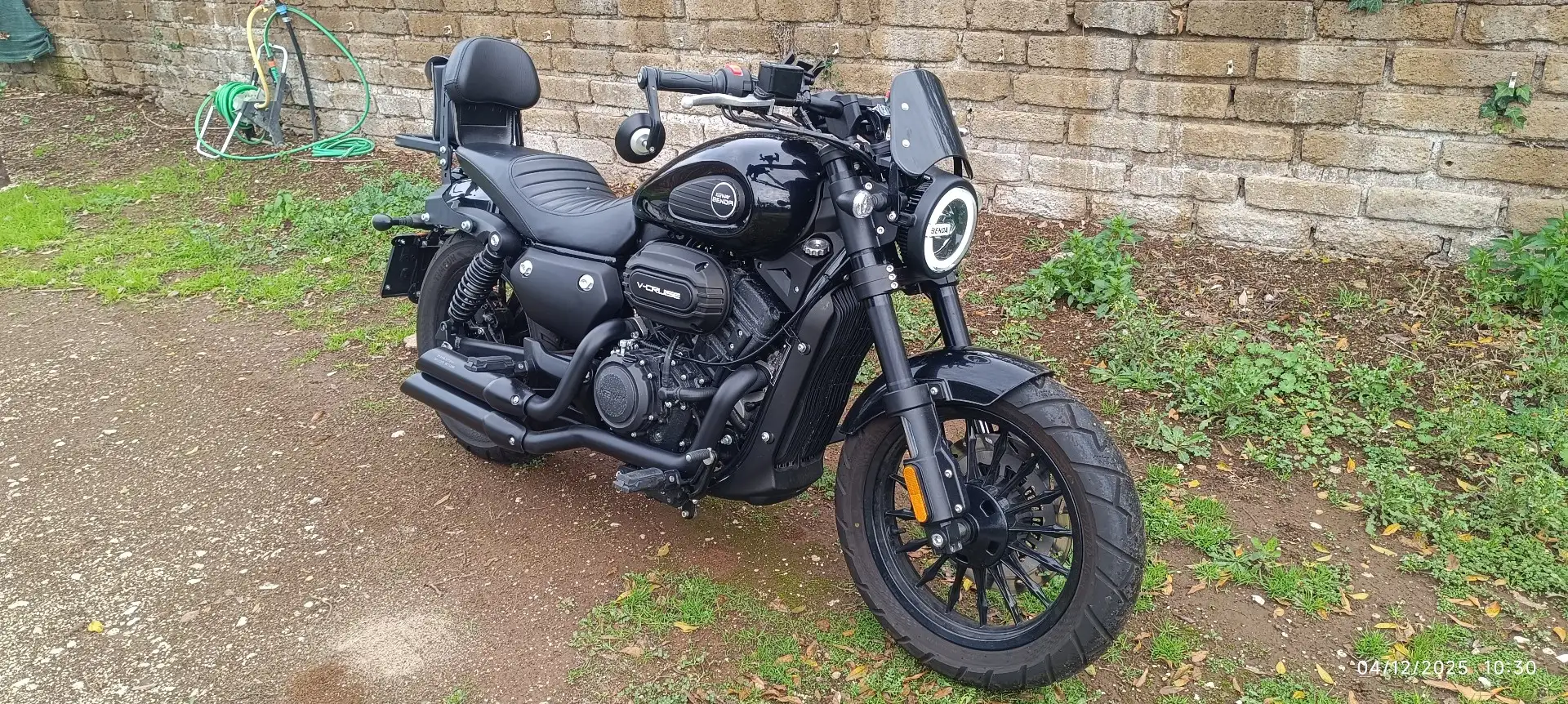 Benda Chinchilla 125 v cruiser accessoriata compreso passaggio Nero - 1