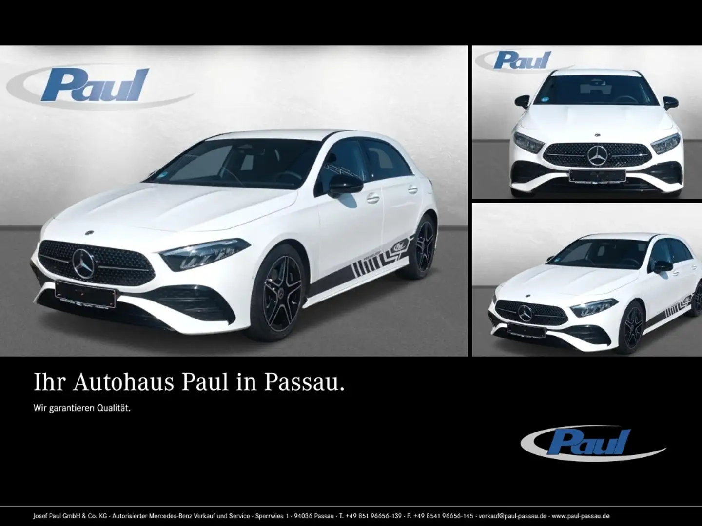 Mercedes-Benz A 180 Kompaktlimousine Night SpurW S-Sitz KAM Blanc - 1
