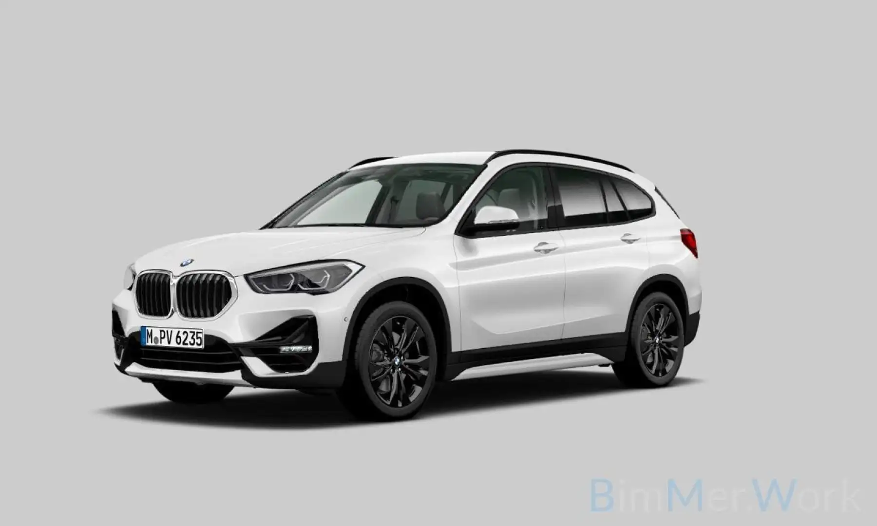 BMW X1 Sport Line Kamera DAB LED Teilleder 18 Weiß - 1