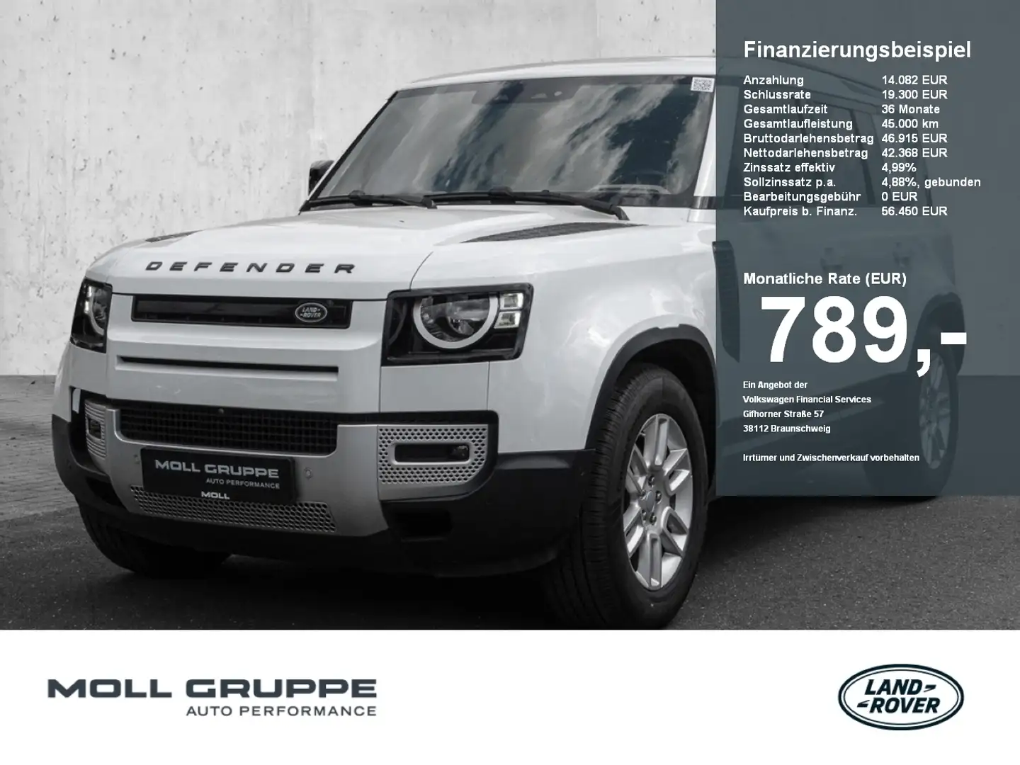 Land Rover Defender 110 S 2.0 D240 AWD 110 S NAVI LUFT LED Weiß - 1
