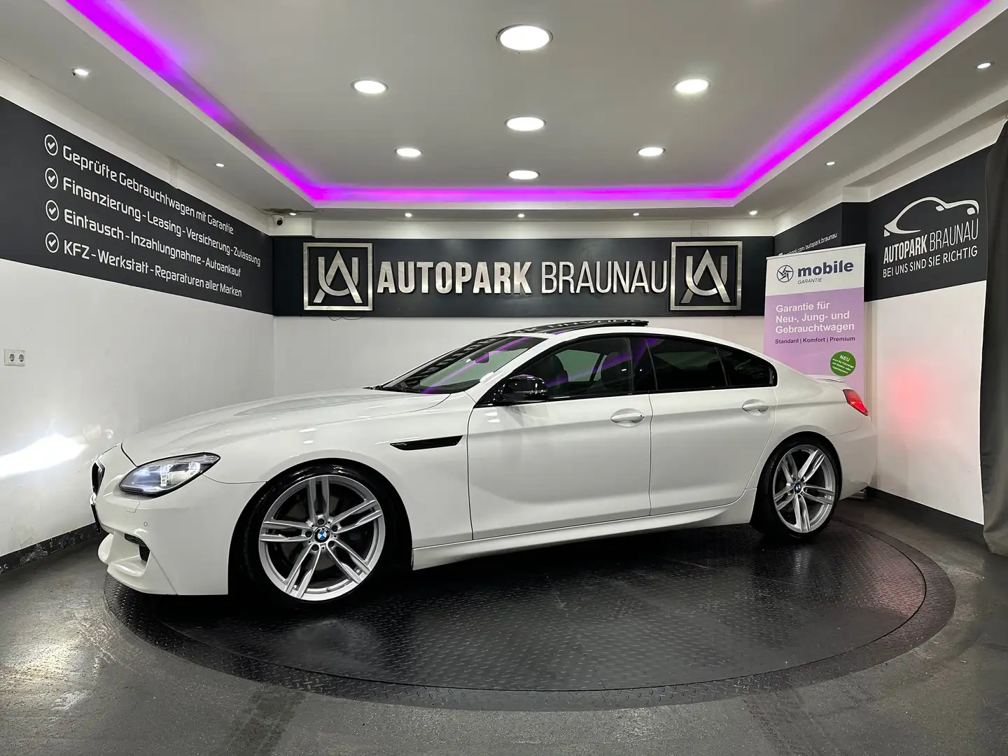 BMW 640 d Gran Coupe F06 *M-PAKET*SCHIEBEDACH*H/K*HUD* Weiß - 2