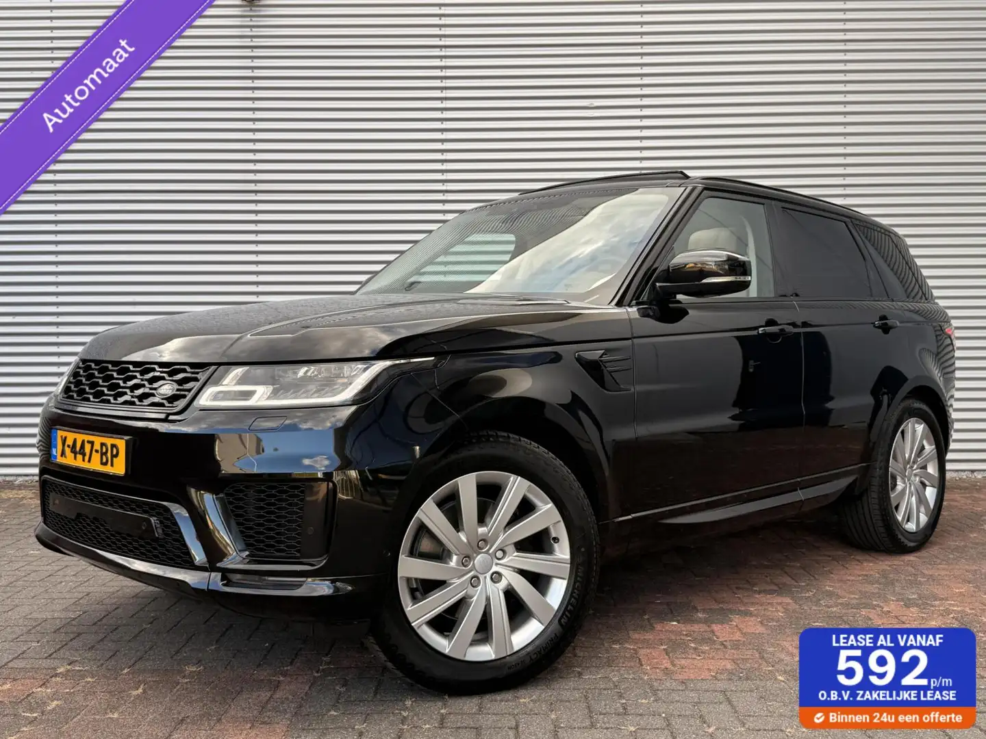 Land Rover Range Rover Sport 2.0 P400e HSEm Dynami Led CarPlay Pano Leer Vol Op Zwart - 1